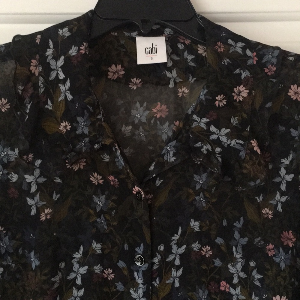 Cabi sheer blouse